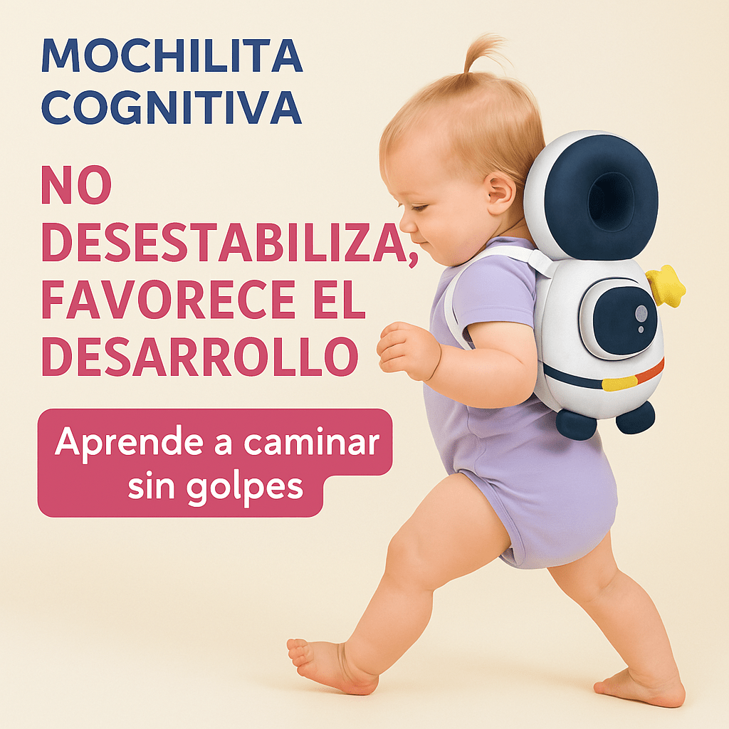 Mochila CuidaBabys™ AntiGolpes - Protección de Cabeza para bebés
