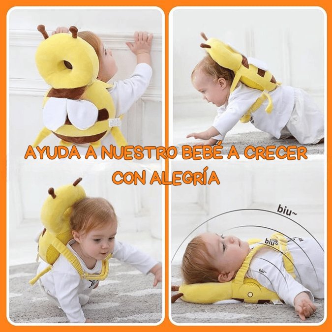 Mochila CuidaBabys™ AntiGolpes - Protección de Cabeza para bebés