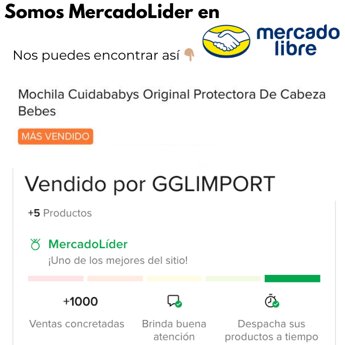 Mochila CuidaBabys™ AntiGolpes - Protección de Cabeza para bebés